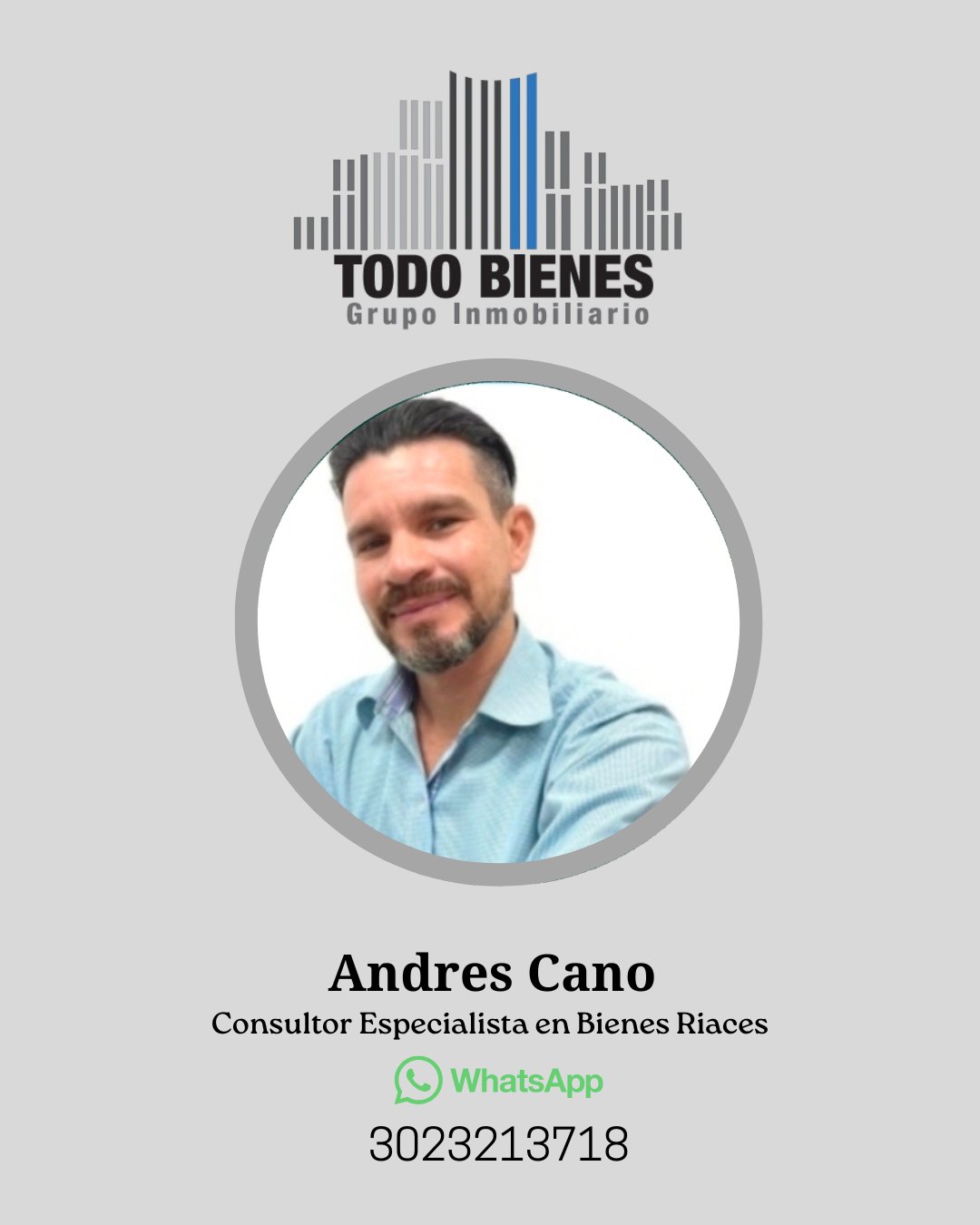 Andres Cano - Consultor Especialista en Bienes Raíces