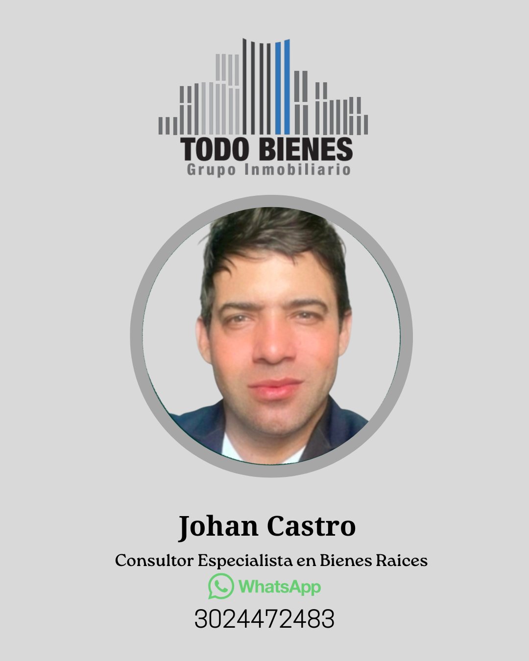 Johan Castro - Consultor Especialista en Bienes Raíces