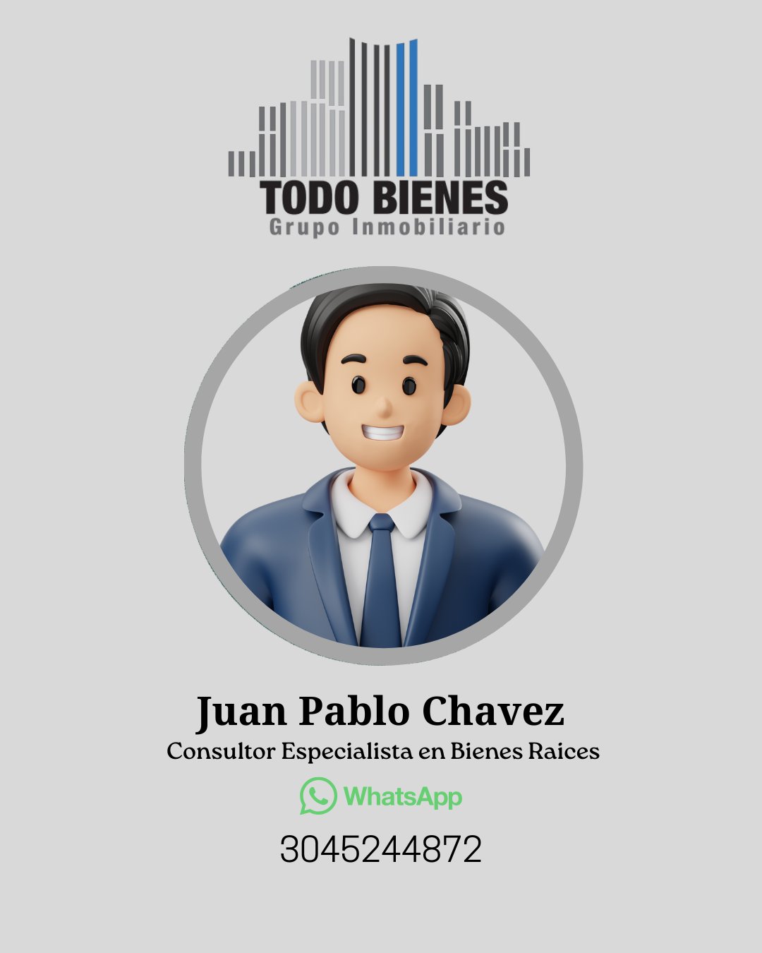 Juan Pablo Chavez - Consultor Especialista en Bienes Raíces