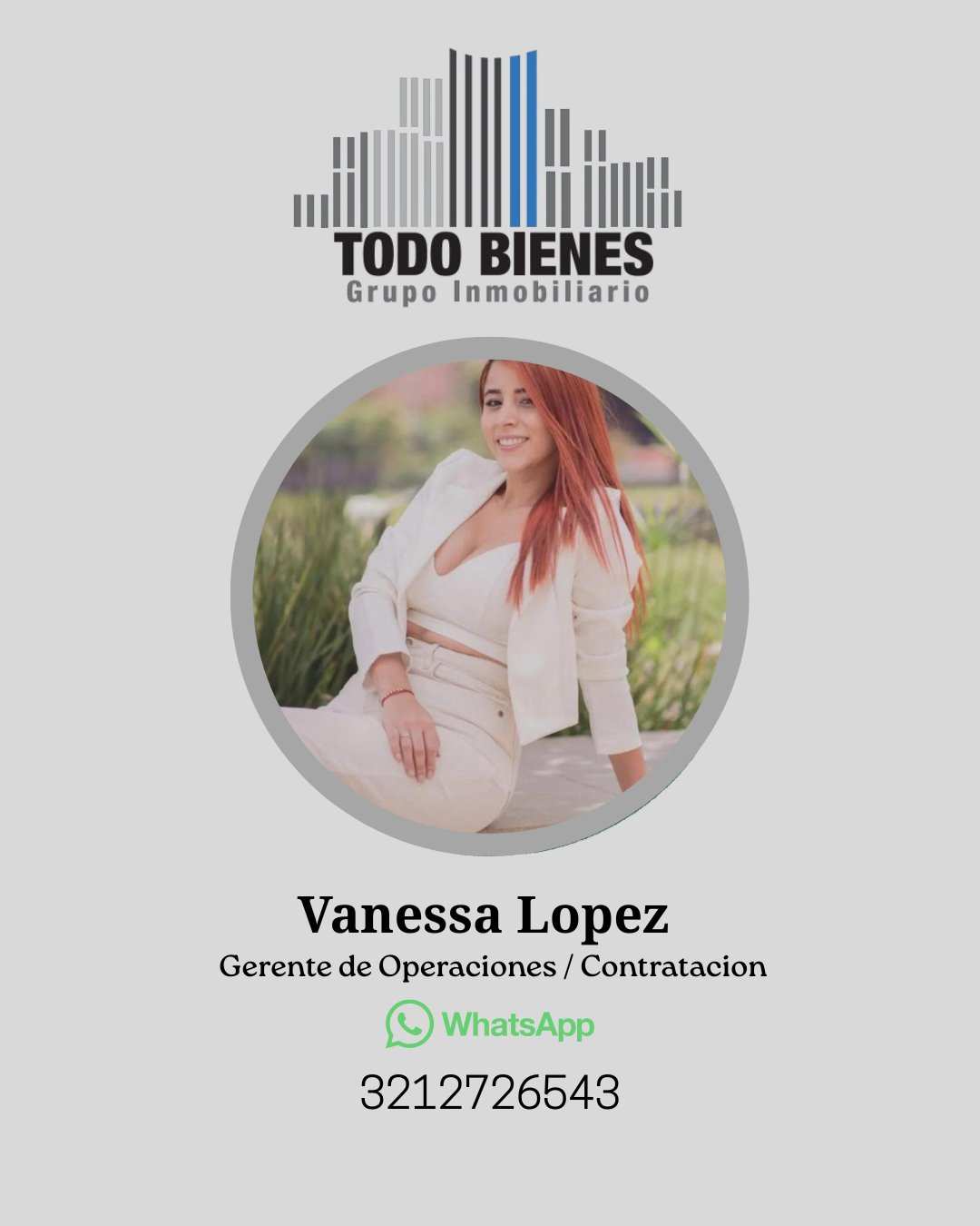 Vanessa Lopez - Gerente de Operaciones y Contratación