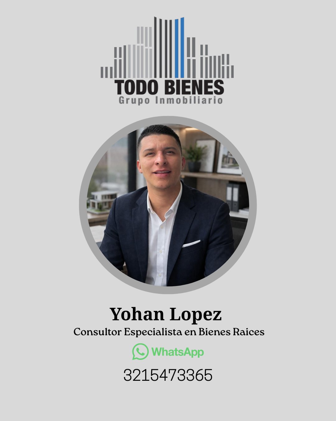 Yohan Lopez - Consultor Especialista en Bienes Raíces