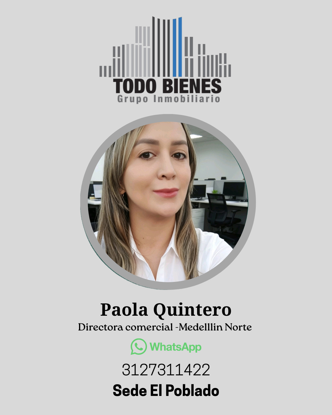 Paola Quintero — Directora Comercial Medellín Norte