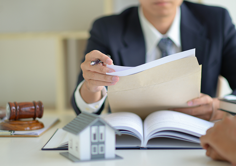 The lawyer is currently providing legal advice on real estate tr